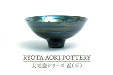 【美濃焼】大地瓷盃（平）【RYOTA AOKI POTTERY/青木良太】/ 陶芸家 [MCH280]