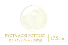 【美濃焼】ボナペティ6プレート　真珠瓷【RYOTA AOKI POTTERY/青木良太】陶芸家 皿 インテリア [MCH329]