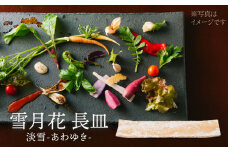 【美濃焼】雪月花 長皿（淡雪）【JYUZAN-寿山-】食器 プレート 和風 [MCN031]