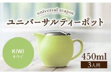 【美濃焼】ユニバーサルティーポット 3人用 450ml キウイ【ZERO JAPAN】 [MBR217]