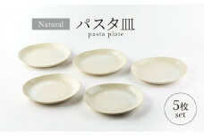 【美濃焼】ナチュラル パスタ皿 5枚セット【山正各務陶器】 器 北欧風 クリーム色 (551329) [MFW031]