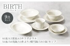 【美濃焼】バース シリーズ 9点セット 美濃焼【カネ定製陶】 [MEI057]