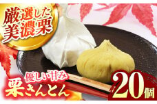 ＜期間限定＞ 栗きんとん 20個入り 【虎渓渡辺製菓】 栗 和菓子 くりきんとん [MCM011]