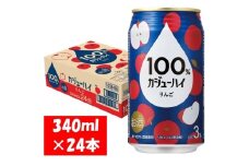 1125 １００％カジューハイ りんご チューハイ 340ml×24本 １ケース