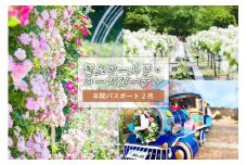 ぎふワールド・ローズガーデン　年間パスポート　２枚【 岐阜県 可児市 世界最大級 バラ園 年間パスポート 年パス チケット セット ネモフィラ ひまわり コスモス 花 フラワー バラ ローズ 自然 カフェ ピクニック パスポート 鑑賞 自然 リラックス フラワー 】