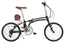 折り畳み電動アシスト式自転車　NEW Daytona DE01　トイファクトリー限定プレミアムカラー「オリーブドラブ」