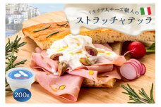 ストラッチャテッラ Stracciatella 200g【 岐阜県 可児市 高品質 生乳 フレッシュチーズ ミルク 風味 繊細な味 ピザ パスタ サラダ グルメ お取り寄せ グルメ 】