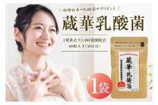 乳酸菌サプリメント　蔵華乳酸菌【 岐阜県 可児市 サプリメント 乳酸菌 味噌由来 植物性乳酸菌 健康 食品 健康食品 貧血改善 味噌 LTK-1 アダプトゲン製薬 お取り寄せ 】