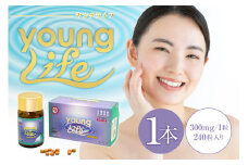 ヤングライフ（サプリメント）240粒【 サプリメント ヒアルロン酸  タンパク質 鶏 トサカ 健康 食品 健康食品 アダプトゲン製薬 】