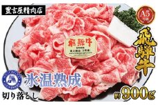 約900g切り落とし　氷温(R)熟成　飛騨牛Ａ５等級  プロトン凍結 [No.522] ／ 牛肉 ブランド牛 カット 岐阜県 特産
