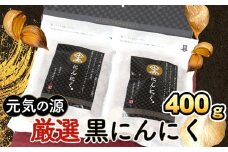 元気の源　厳選黒にんにく計400g [No.047] ／ ニンニク 健康 栄養 美容 岐阜県 特産