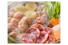 豪華・絶品！鴨なべ3人前　鴨串20本セット [No.152] ／ カモ肉 鍋 串焼き 鴨モモ 鴨ダンゴ 鴨ナベつゆ