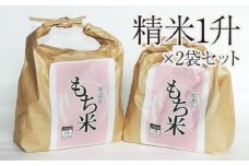 もち米精米1升×2袋セット [No.385] ／ お米 モチミノリ 岐阜県
