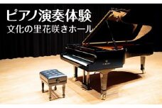 ピアノ演奏体験  文化の里花咲きホール半日使用 [No.396] ／ チケット ステージ 岐阜県
