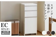 食器棚 カップボード 組立設置 ECA-400KRカウンター [No.553] ／ 家具 インテリア  岐阜県