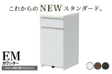 食器棚 カップボード 組立設置 EMA-400KRカウンター [No.550] ／ 家具 インテリア  岐阜県