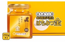 【はちみつ王国】岐阜県産天然生はちみつ金 230g×1 [No.713] ／ ハチミツ 天然純粋生蜂蜜 岐阜県 特産品