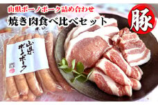 山県ボーノポーク詰め合わせ『焼き肉食べ比べセット』 [No.777] ／ 豚肉 ロース 肩ロース バラ ソーセージ 岐阜県 特産品