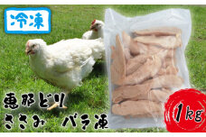 冷凍　恵那どり　ささみ　バラ凍　1kg [No.916] ／ 鶏 お肉 とり 岐阜県