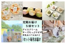 ＜牧成舎＞定期お届けセットA（5か月間コース）
