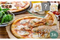 ＜牧成舎＞飛騨のチーズたっぷりピザセット（３枚）ピザ チーズ パン 軽食 冷凍 マツコの知らない世界 で紹介されました！