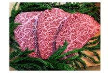 飛騨牛 5等級 心芯ステーキ3枚 希少部位 もも肉 赤身 希少 牛肉 ステーキ サシ モモ 冷凍 黒毛和牛 飛騨市推奨特産品 古里精肉店謹製 肉 和牛 ブランド牛 A5 贈答 熨斗掛け 50000円 5万円