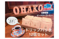 稀少ピーベリー豆珈琲 こだわりの自家焙煎 12種類飲み比べセット 蕪水亭 ドリップパック