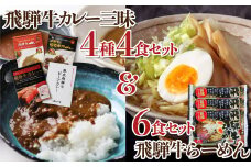 飛騨牛カレー4種4食＆飛騨牛ラーメン6食セット さくら物産館 飛騨牛 ラーメン さくら物産館 