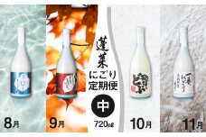 《先行予約制》期間限定 蓬莱にごり酒 4回 定期便 720ml 飛騨のにごり酒 どぶろく  seas55