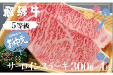 【お中元贈答用】飛騨牛 サーロインステーキ 5等級 A5 計1.2kg(4枚)（真空パック） 牛肉 和牛 肉の沖村