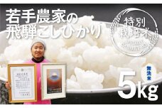 《先行予約》令和8年産【無洗米】こしひかり 5kg 特別栽培米 食味コンクール受賞農家の特別栽培米コシヒカリ 池本農園 syun108