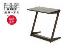サイドテーブル　オーク材　幅60cm 飛騨の家具　イバタインテリアST-60　RFO/MC（2色）[Q2136x]