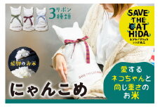 【ふるさと納税】猫 だっこ米 にゃんこめ ネコ体重米 白米 お米 猫 グッズ ギフト プレゼント ネコリパブリック(SAVE THE CAT HIDA支援)22000円 [neko_j8]