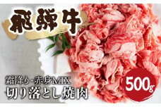 【訳あり】飛騨牛 霜降り 赤身 ミックス 切り落とし 焼肉 500g 訳あり 訳アリ わけあり ワケアリ 不揃い 焼き肉 牛肉 和牛 バラ モモ カタ 飛騨市  18000円