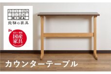 カウンターテーブル  イバタインテリア 飛騨の家具 品番：HT-K43194