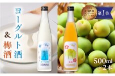 リキュール 人気のヨーグルト酒セットA ヨーグルト酒&梅酒 白真弓 蒲酒造 果実酒