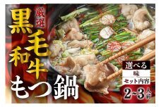 《簡易包装》飛騨産 黒毛和牛 もつ鍋セット(2-3人前) ●選べるスープ( 塩 )  鍋の素 牛肉 肉 鍋 なべ モツ もつ ホルモン 選べる セット 国産牛 和牛 冷凍 飛騨市 7000円 7千円 [Q2741]