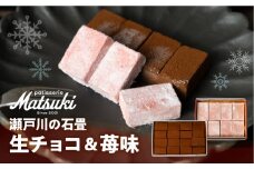 《先行予約 12月より発送》瀬戸川の石畳 生チョコ 2種 スイーツ ご褒美 チョコレート 無添加 食べ比べ 人気 パティスリーマツキ 1万円 10000円 お試しサイズ