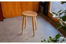 飛騨の職人が製作 組木加工 スツール キッチンスツール 木製 じゃがいもスツール A【色・高さ 選べる】 天然木スツール スツール イス 椅子 いす サイドテーブル 家具 おしゃれ 人気 おすすめ 新生活 一人暮らし 国産 北々工房