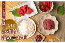 飛騨のお漬物 4種詰め合わせ 赤かぶ 4点セット モリモリ食品 漬物 お漬物 食べくらべ 食べ比べ おつまみ 和食 おかず お惣菜 ご飯のお供 小分け 詰め合わせ 常温 自然 保存料合成着色料不使用 無添加 飛騨産原材料 特産物