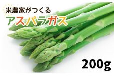 《先行予約》令和7年産 6月下旬以降発送 米農家がつくる！ 水にこだわった朝採れアスパラガス  Mサイズ 200g  野菜 春野菜 夏野菜 アスパラ グリーンアスパラ 朝採れ  池本農園 