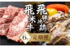 《黒毛和牛×地鶏の定期便》黒毛和牛 飛騨地鶏 飛米牛 定期便 6ヶ月 牛肉 肉 和牛 焼肉 切り落とし ハンバーグ 惣菜 焼き鳥 ムネ肉 モモ肉 唐揚げ ブランド地鶏 鶏肉 国産 お楽しみ 6回 毎月 冷凍 飛騨市 [Q2848] 50000円 5万円 《hida0307》