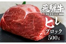 【2026年3月発送】訳あり 飛騨牛 ヒレブロック500g 数量限定 ステーキ ステーキ肉 牛肉 ローストビーフ 牛肉 和牛 肉 赤身肉 国産牛 和牛 ブランド牛 飛騨牛 高級おすすめ 真空パック 黒毛和牛 BBQ 焼肉 キャンプ 飛騨市 国産 冷凍発送