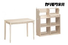 カリモク家具『学習デスク＆マルチシェルフ：カリーシル』SJ3100 QJ3607 [1054] 家具 国産 マルチシェルフ カリモク家具 子供部屋 収納 学習机 勉強部屋 キッズインテリア 収納 収納付きデスク 棚 多目的 木製ラック 木製棚