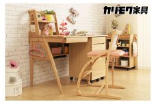 カリモク家具『学習デスクセット：ピュアナチュールE』SU3310 AU0302 AU0326 SU0377 XT2401 [1157] 家具 国産 デスク カリモク家具 ブラウン ナチュラル karimoku 木製 日本製 学習机 子供部屋 シンプル キッズインテリア 机 つくえ 男の子 女の子