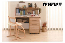 カリモク家具『学習デスクセット：ピュアナチュールF』SU3300(SS3320) AU0310 SU0367 XT2401 [1158] 家具 国産 デスク 学習デスク カリモク家具 karimoku 木製 日本製 学習机 子供部屋 キッズインテリア 机 つくえ 男の子 女の子 シンプル