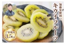 加藤果樹園のキウイフルーツ 家庭用 訳あり 訳アリ 3.5kg 24～30個 L～3Lサイズ 1月上旬～2月下旬発送 フルーツ 果物 くだもの 産地直送 お取り寄せ キュウイ [1041]