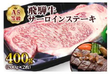 [A5等級] 飛騨牛サーロインステーキ400g(200g×2枚) | 牛肉 [0834] のし対応可