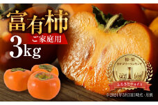 【先行予約／令和7年産】《 訳あり 》 富有柿 ご家庭用 3kg M,L,2Lサイズ 福井農園 [11月～12月に発送予定]  ｜富有柿 ふゆうがき かき フルーツ 柿 かき 規格外 わけあり 不揃い ふぞろい ご自宅用 果物 くだもの フルーツ 本巣市 