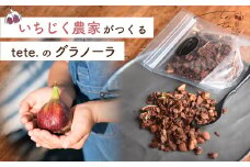 【令和6年産】tete.の グラノーラ 3袋 | 無花果 イチジク 高級品 くだもの 果物 フルーツ ドライフルーツ 朝食 tete. [mt495] 10000円 1万円 2024年 